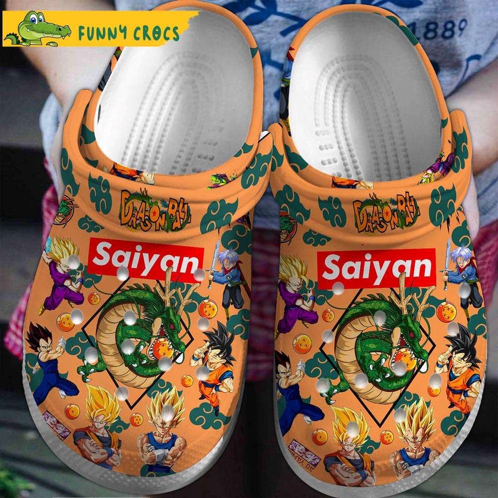 super saiyan dragon ball z orange crocs slippers discover comfort and style clog shoes with funny crocs