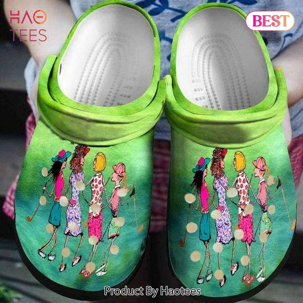 team golf lovers personalized 5 gift for lover rubber crocs clog shoes comfy footwear