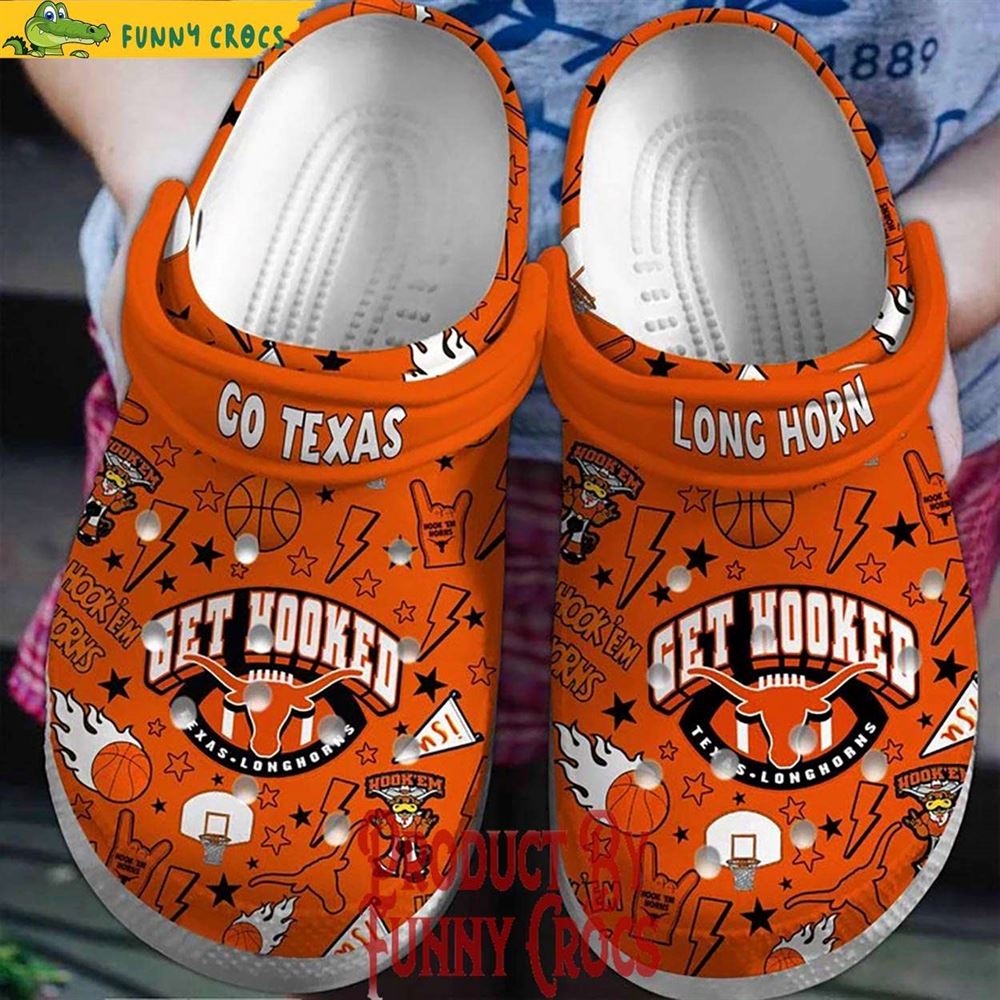 texas longhorn get hooked nba crocs discover comfort and style clog shoes with funny crocs