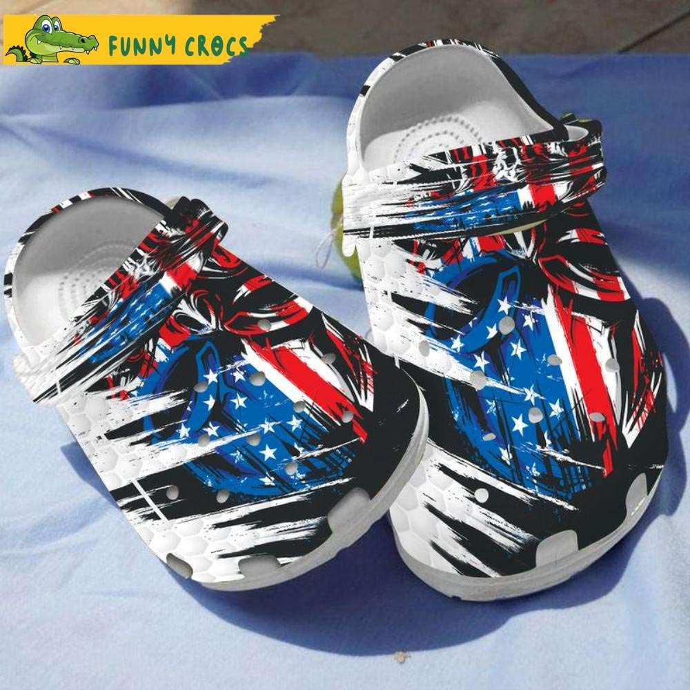us camouflage flag skull flag golfing pattern crocs discover comfort and style clog shoes with funny crocs