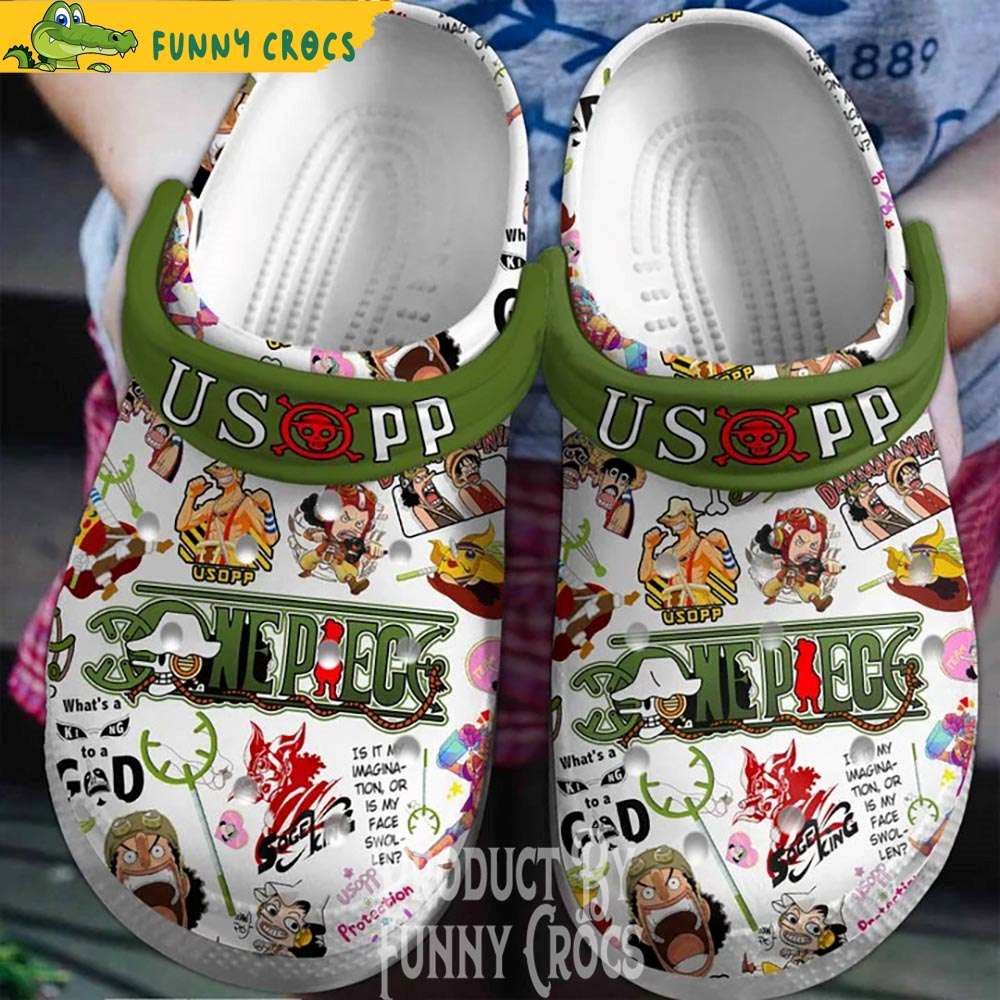 usopp one piece crocs shoes discover comfort and style clog shoes with funny crocs