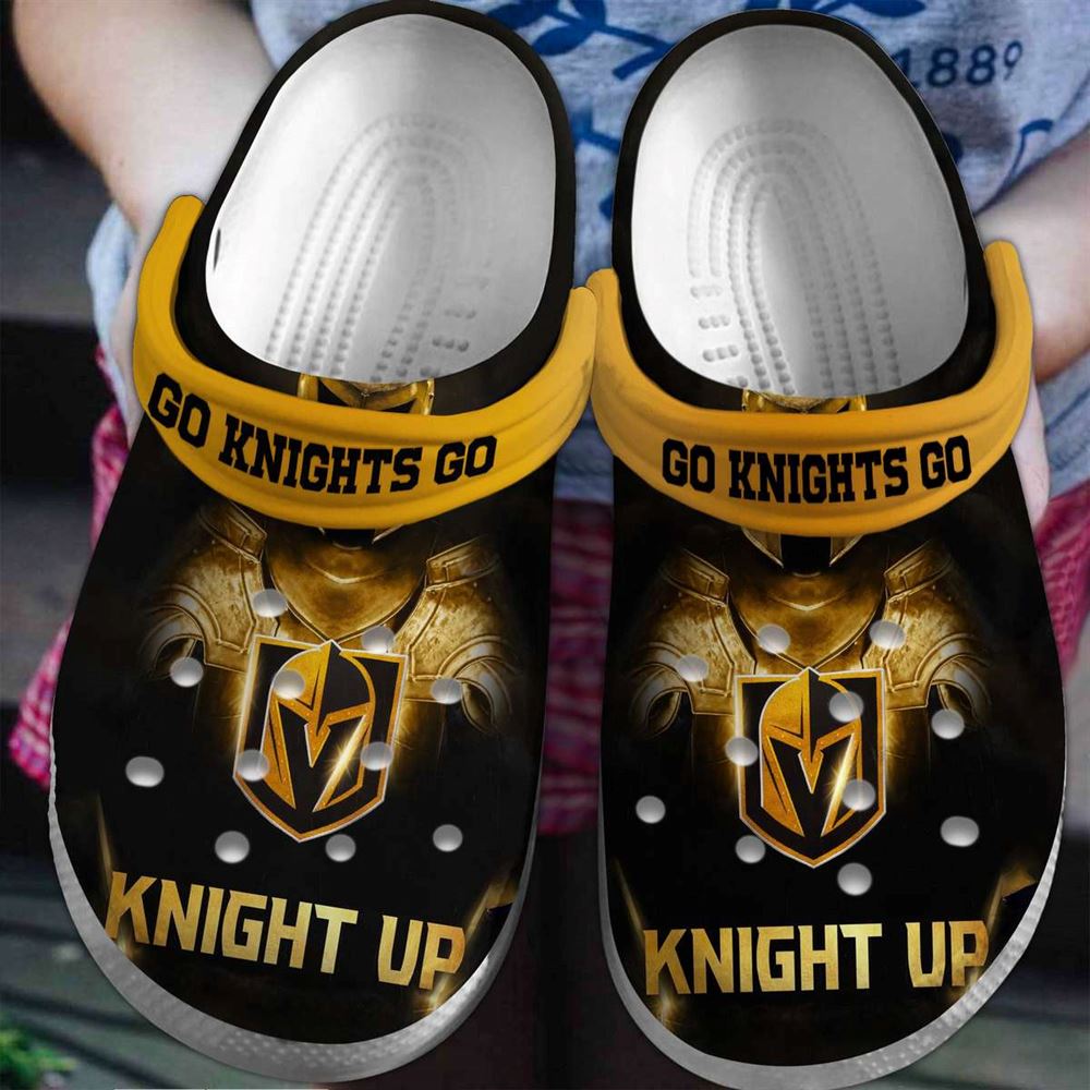 vegas golden knights nhl sport crocs crocband clogs shoes