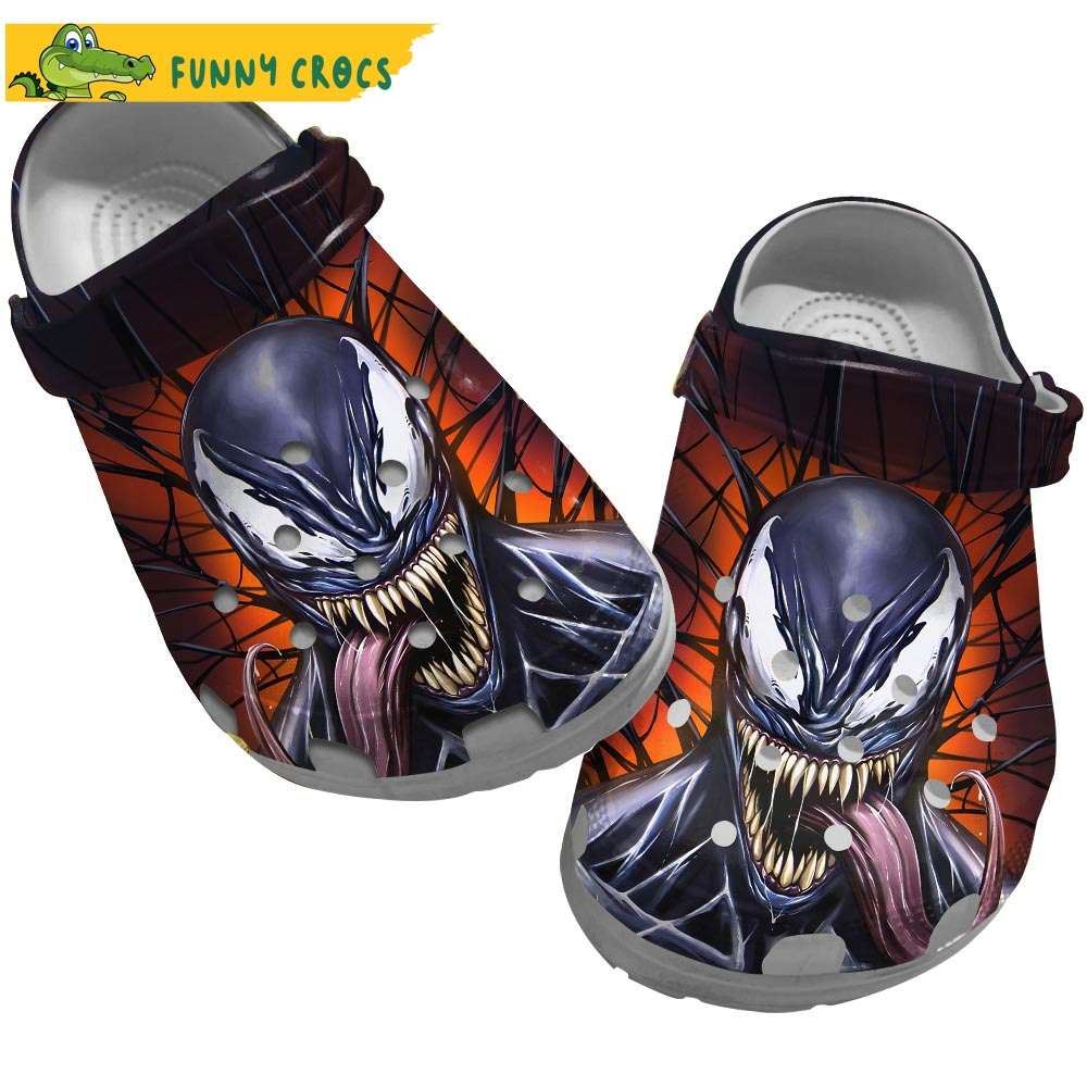 venom comic marvel crocs discover comfort and style clog shoes with funny crocs