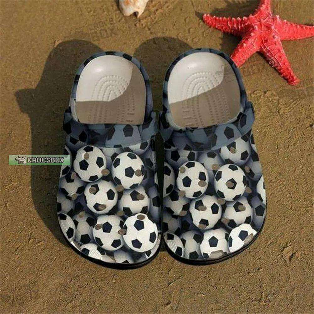 vintage ball soccer crocs shoes soccer coach gift