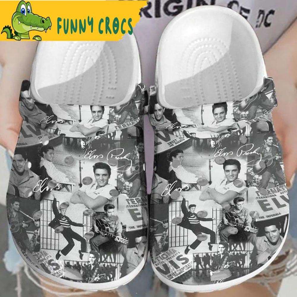 vintage young elvis crocs discover comfort and style clog shoes with funny crocs