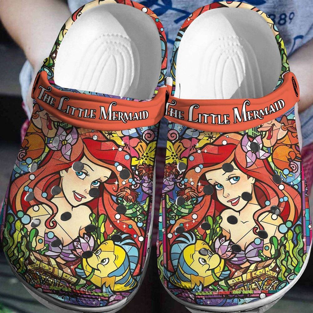whimsical underwater 3d clogs explore the depths of fashion with ariel the little mermaid crocs