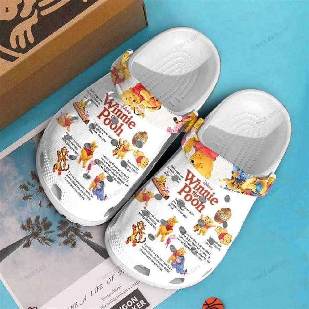 winnie the pooh deluxe crocs shoes comfortable footwear outstanding design