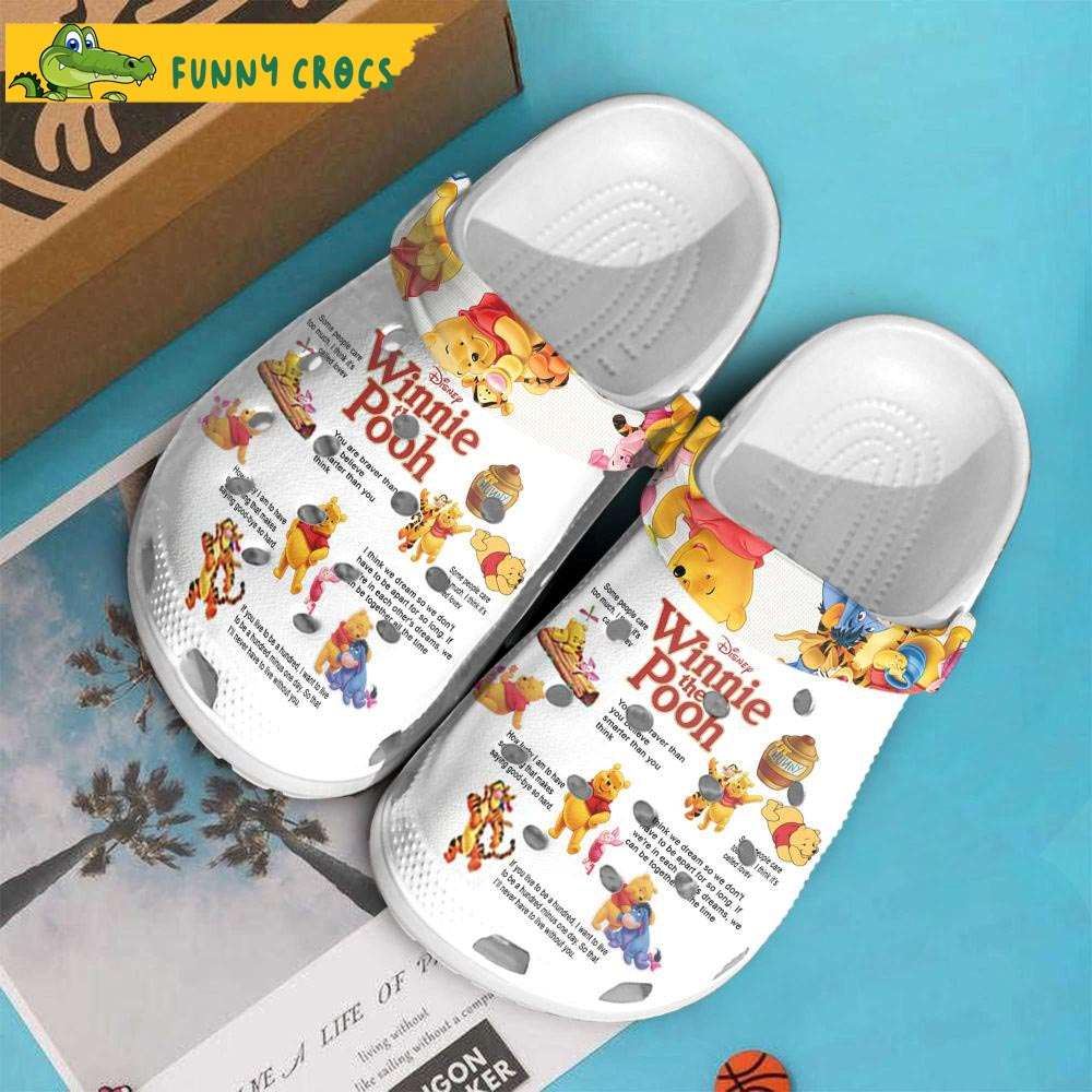 winnie the pooh disney crocs clog shoes discover comfort and style clog shoes with funny crocs