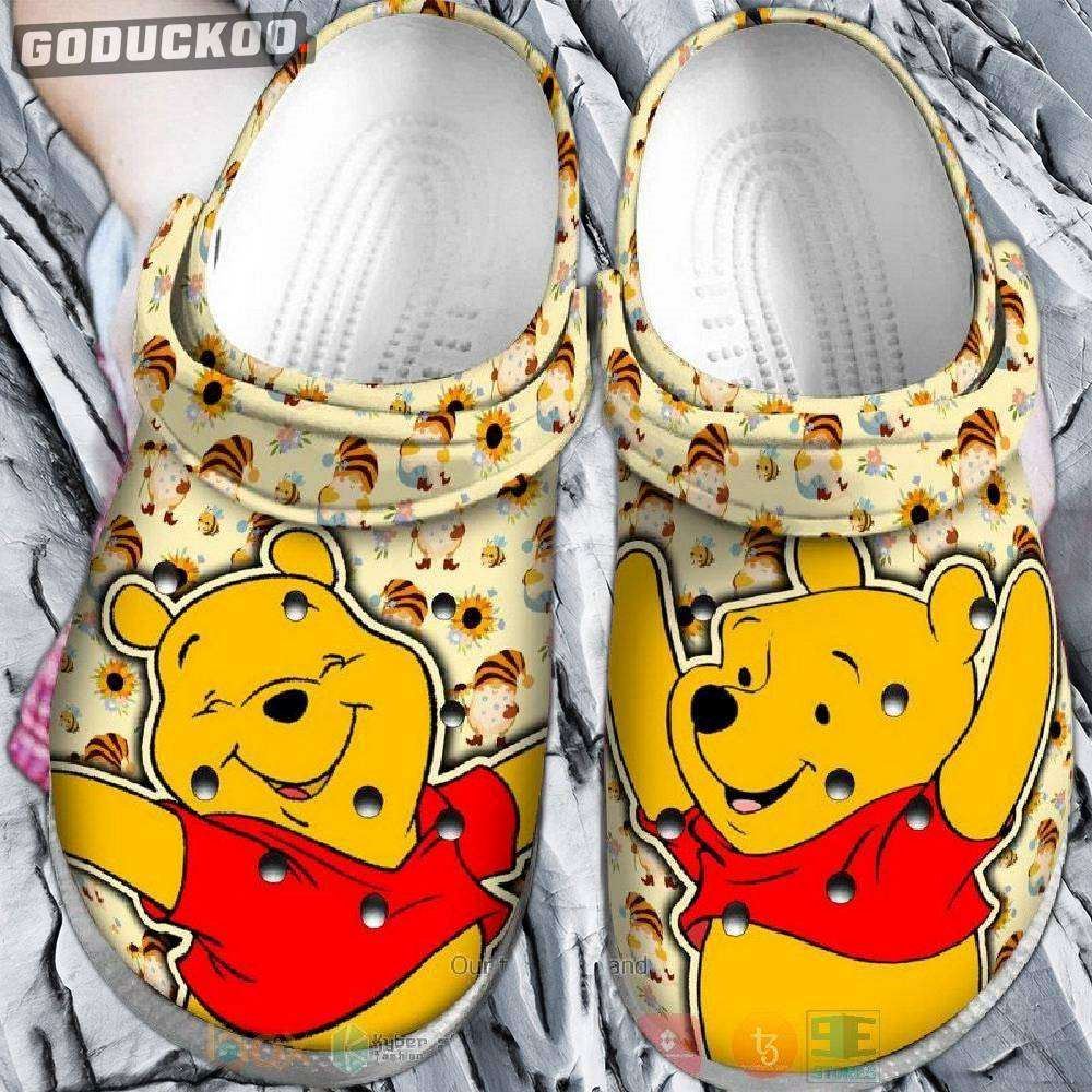 winnie the pooh honey crocs crocband clog fashion style for women and men