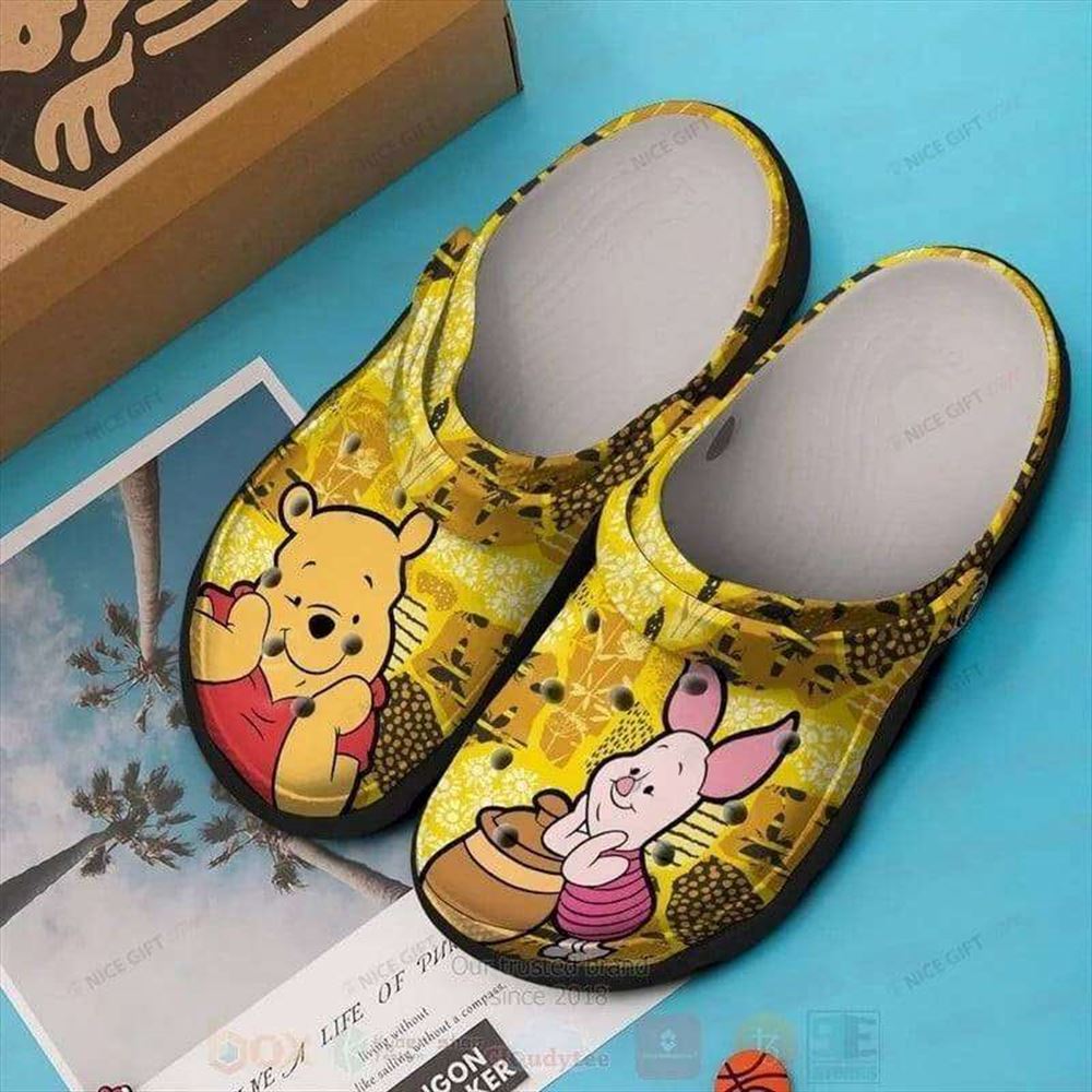 winnie the pooh piglet exclusive comfort crocs shoes unique footwear design