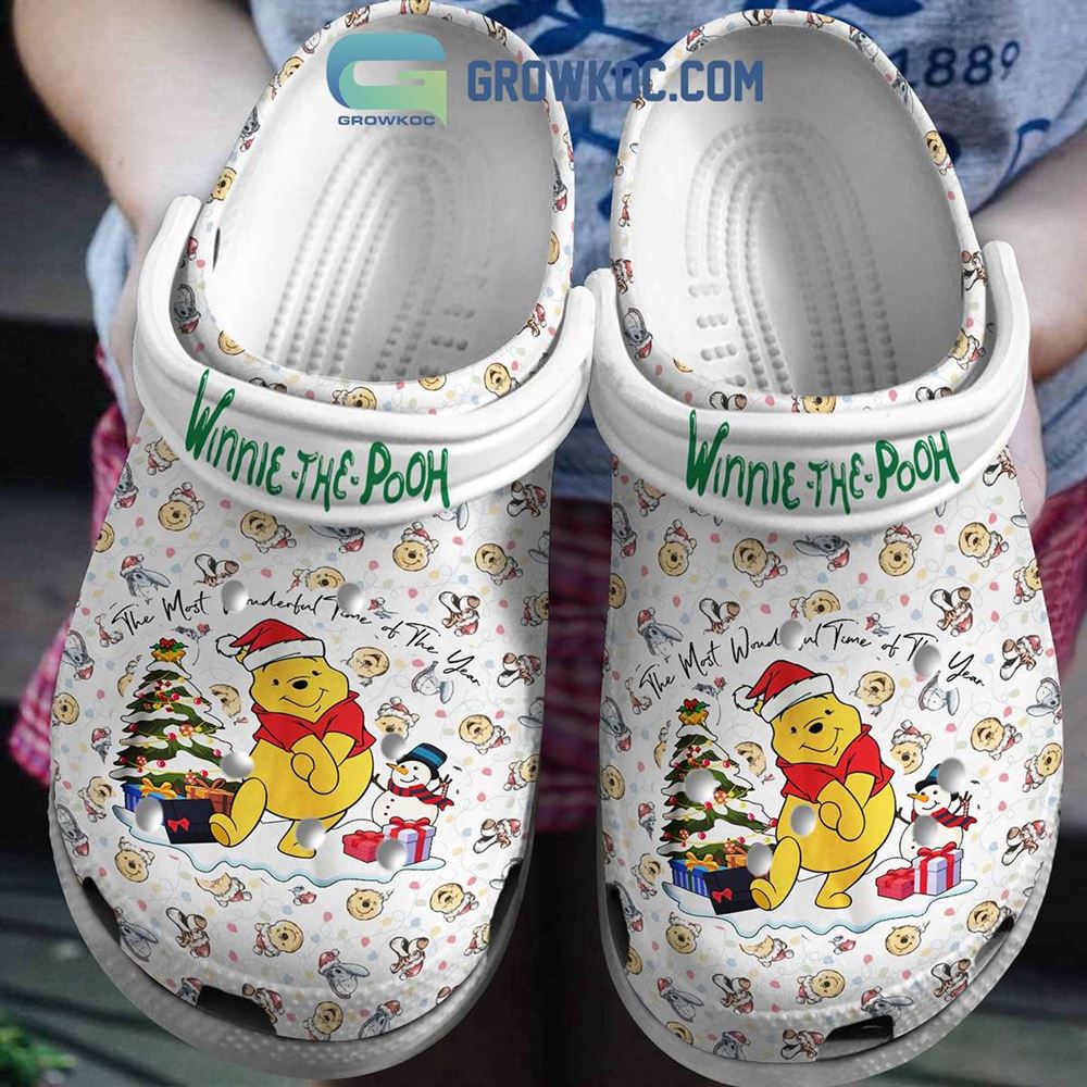 winnie the pooh the most wonderful time of the year clogs crocs