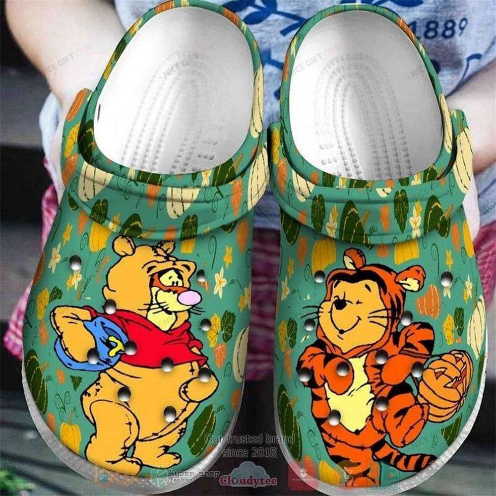 winnie the pooh tigger series crocs shoes comfortable footwear modern pattern