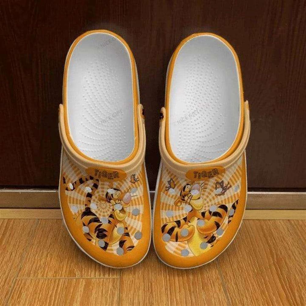 winnie the pooh tigger themed crocs shoes comfortable footwear exclusive choice