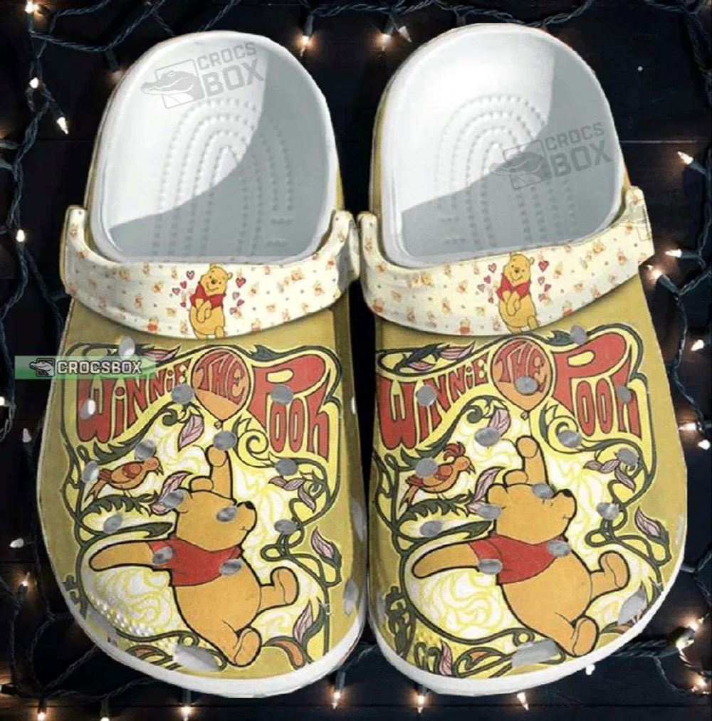 winnie the pooh vintage crocs shoes
