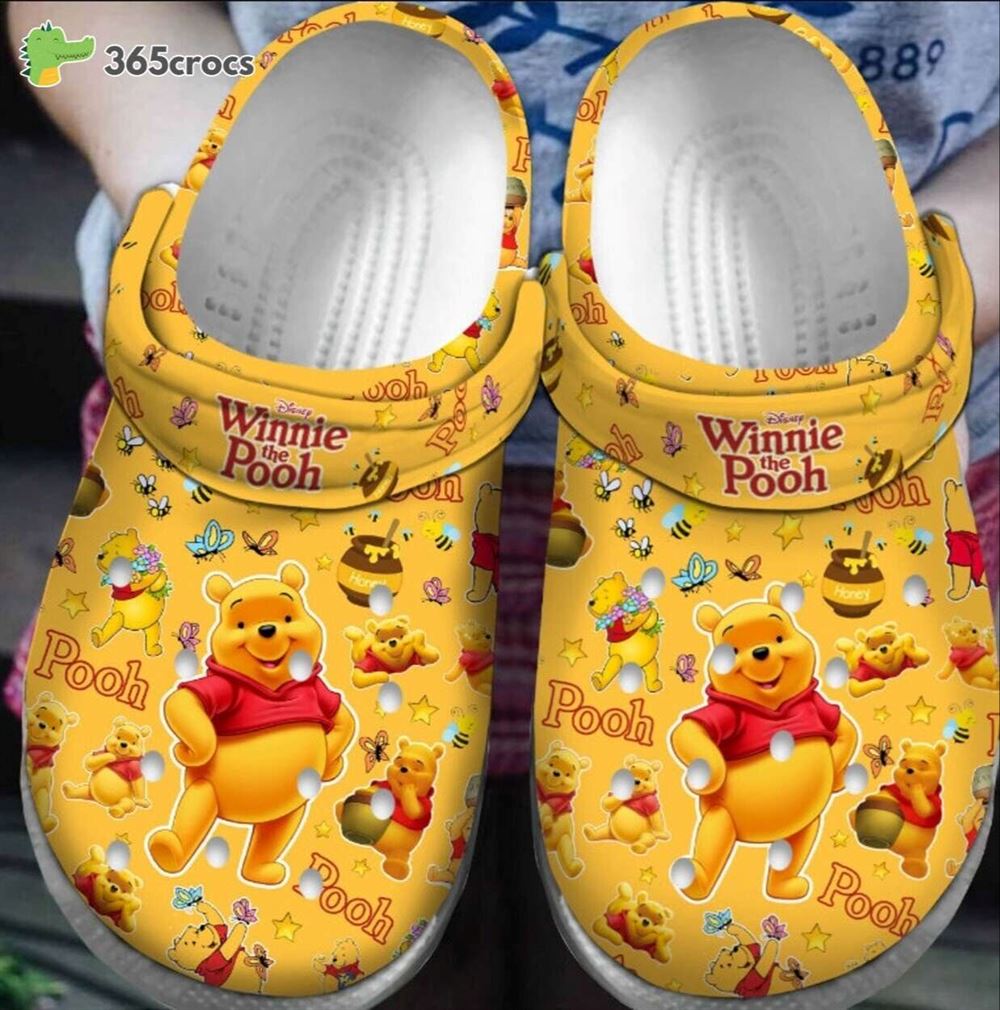 winnie the poohs honeycomb steps sweet summer crocs for fans