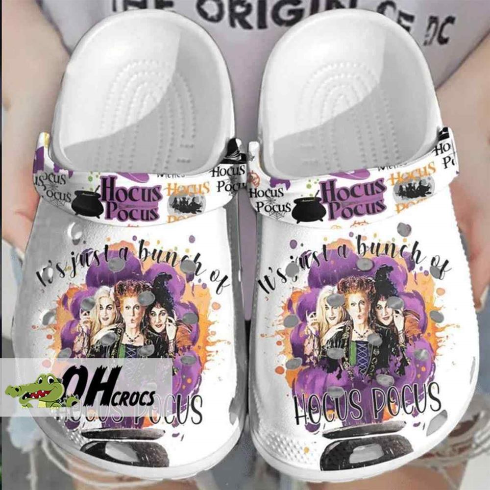 witches from hocus pocus movie art crocs clog shoes gift