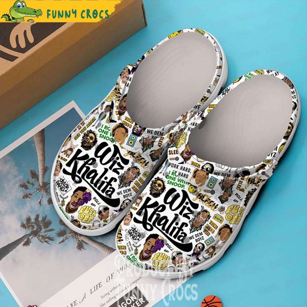 wiz khalifa rapper crocs shoes discover comfort and style clog shoes with funny crocs