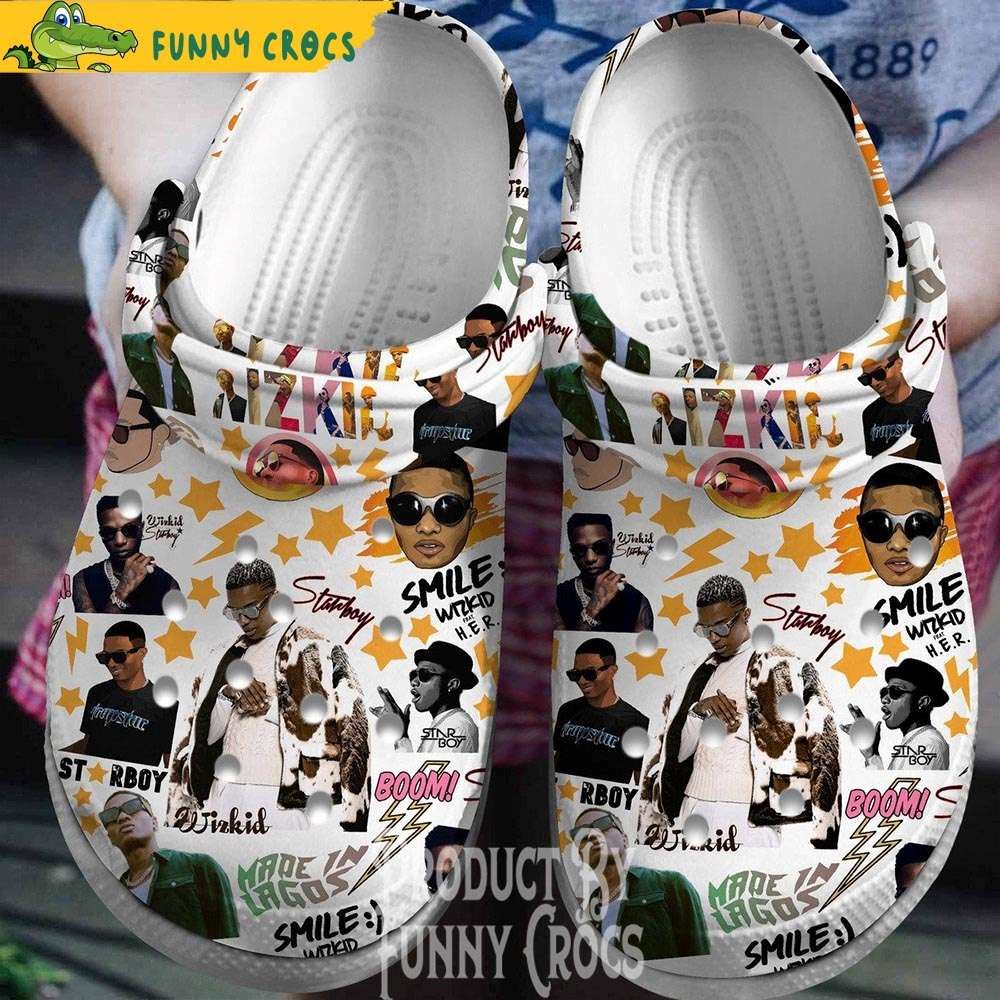 wizkid tour 2023 music crocs discover comfort and style clog shoes with funny crocs