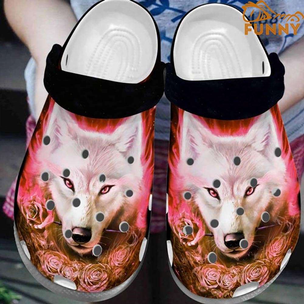 wolf and rose crocs discover comfort and style clog shoes with funny crocs