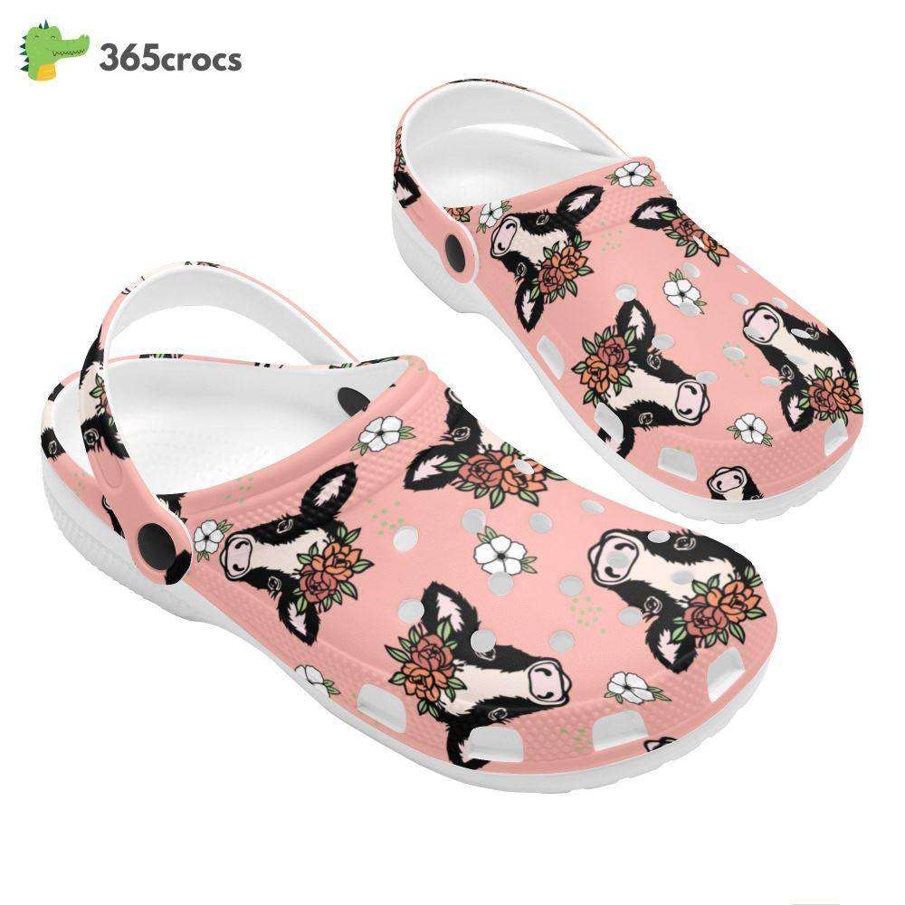 womens cow print crocs %E2%80%93 stylish and comfortable footwear for everyday wear