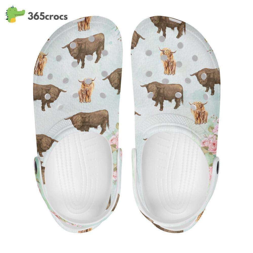 womens highlands cow crocs %E2%80%93 add a playful touch to your wardrobe