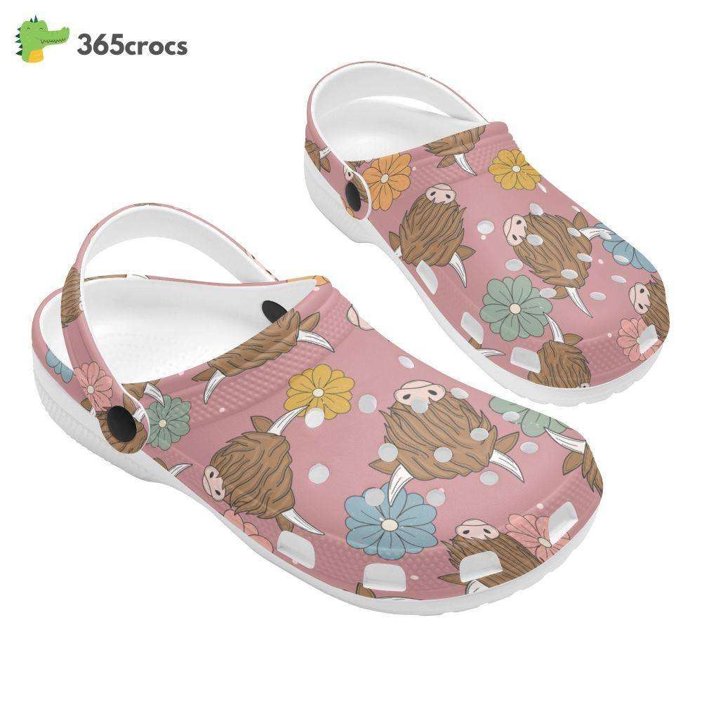 womens highlands cow crocs clogs %E2%80%93 add some playful style to your wardrobe