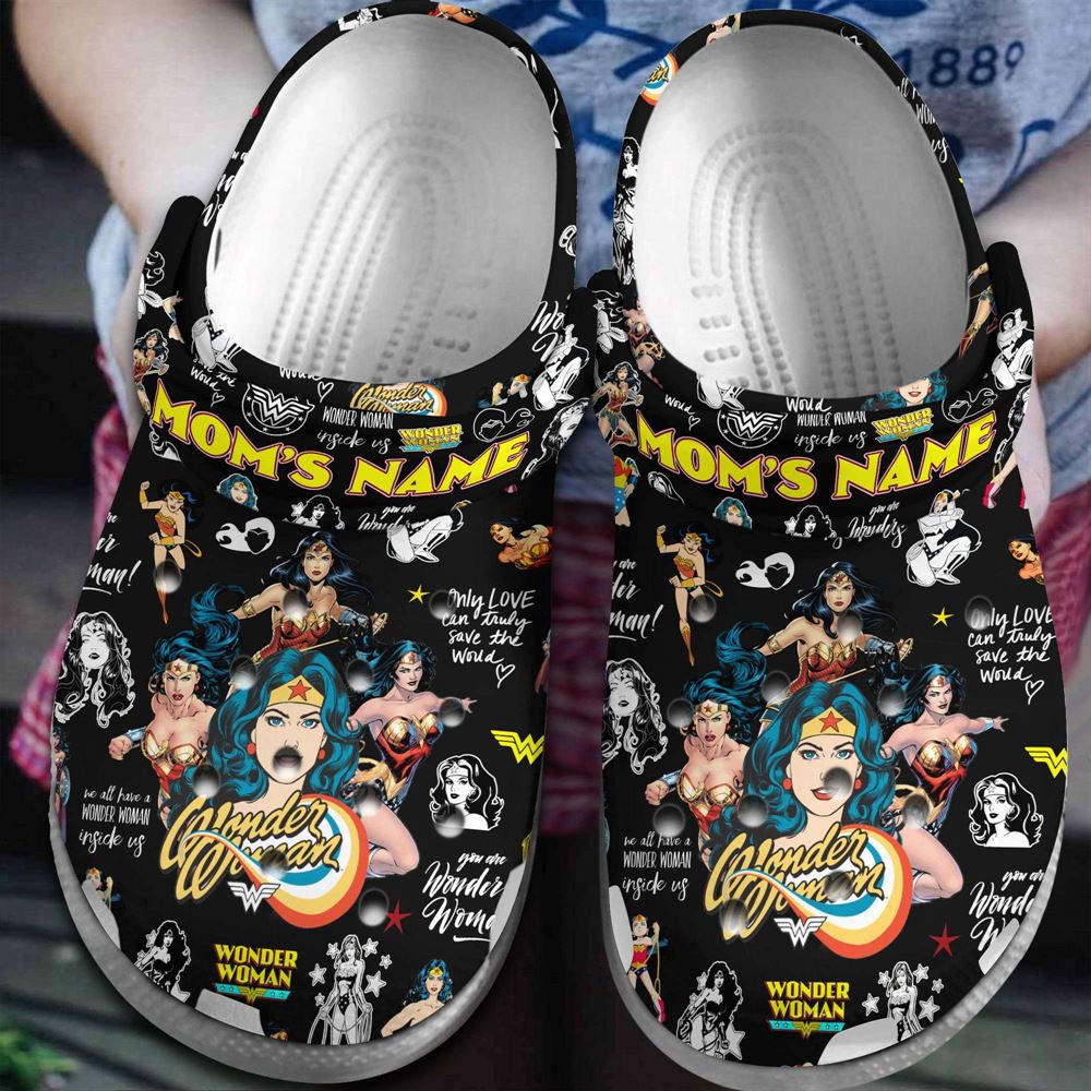 wonder woman mother day clogs clogband clogs shoes