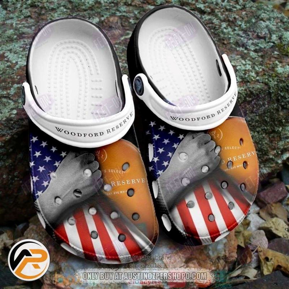 woodford reserve american flag crocs crocband clogs classic shoes ap fashion