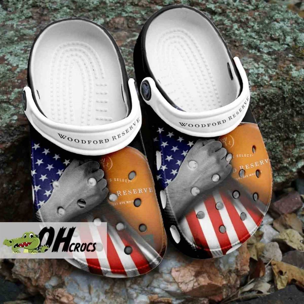 woodford reserve crocs american flag bourbon clog shoes gift