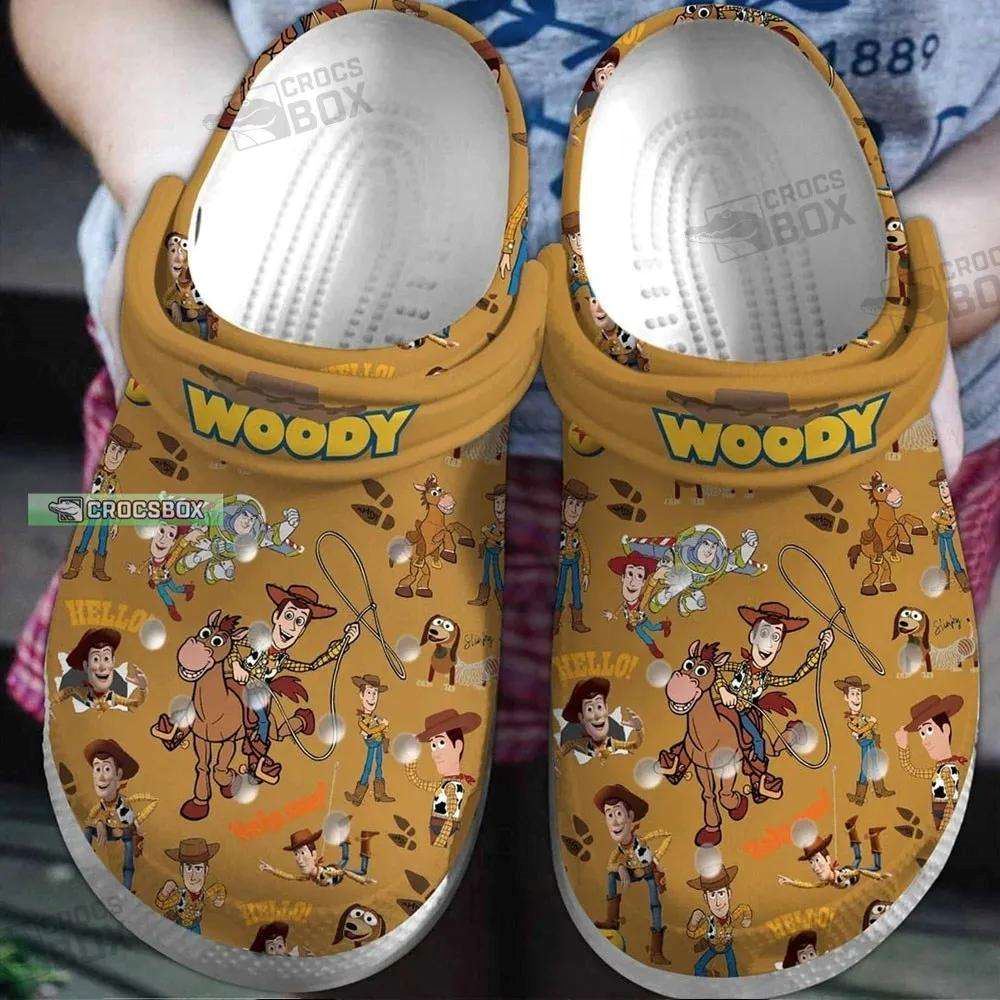 woody themed crocs toy story shop