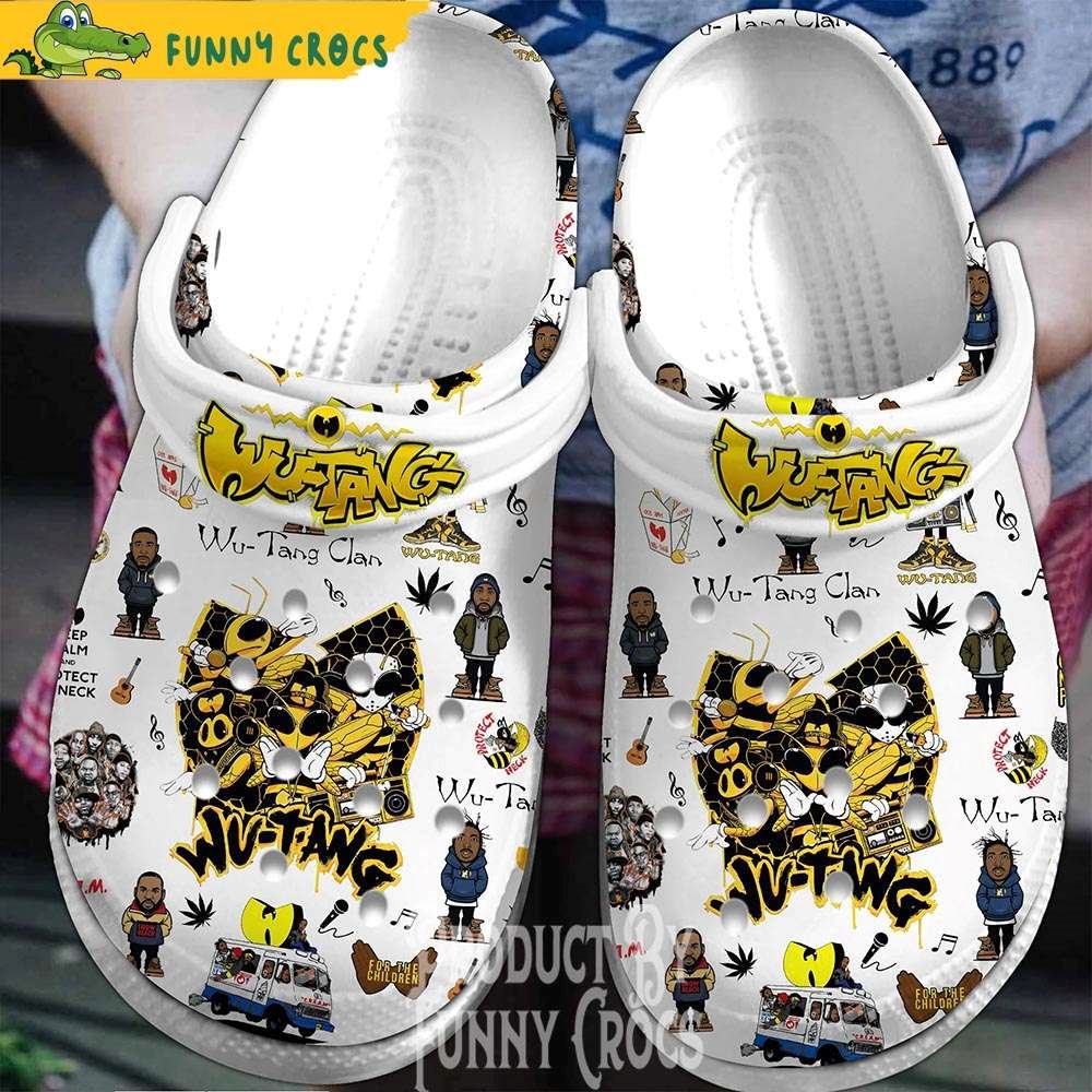 wu tang clan crocs shoes discover comfort and style clog shoes with funny crocs