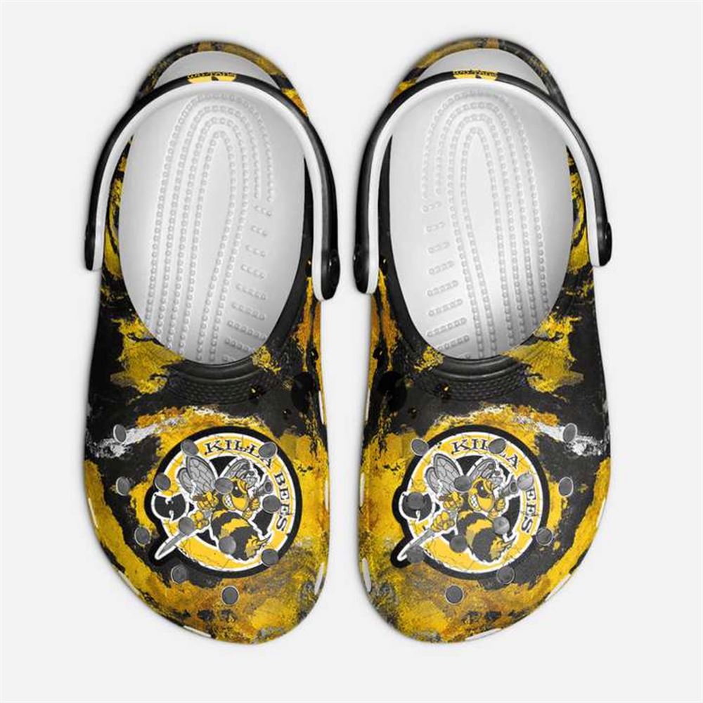 wu tang clan logo killa bees crocs shoes gift for fans of wu tang clan slippers