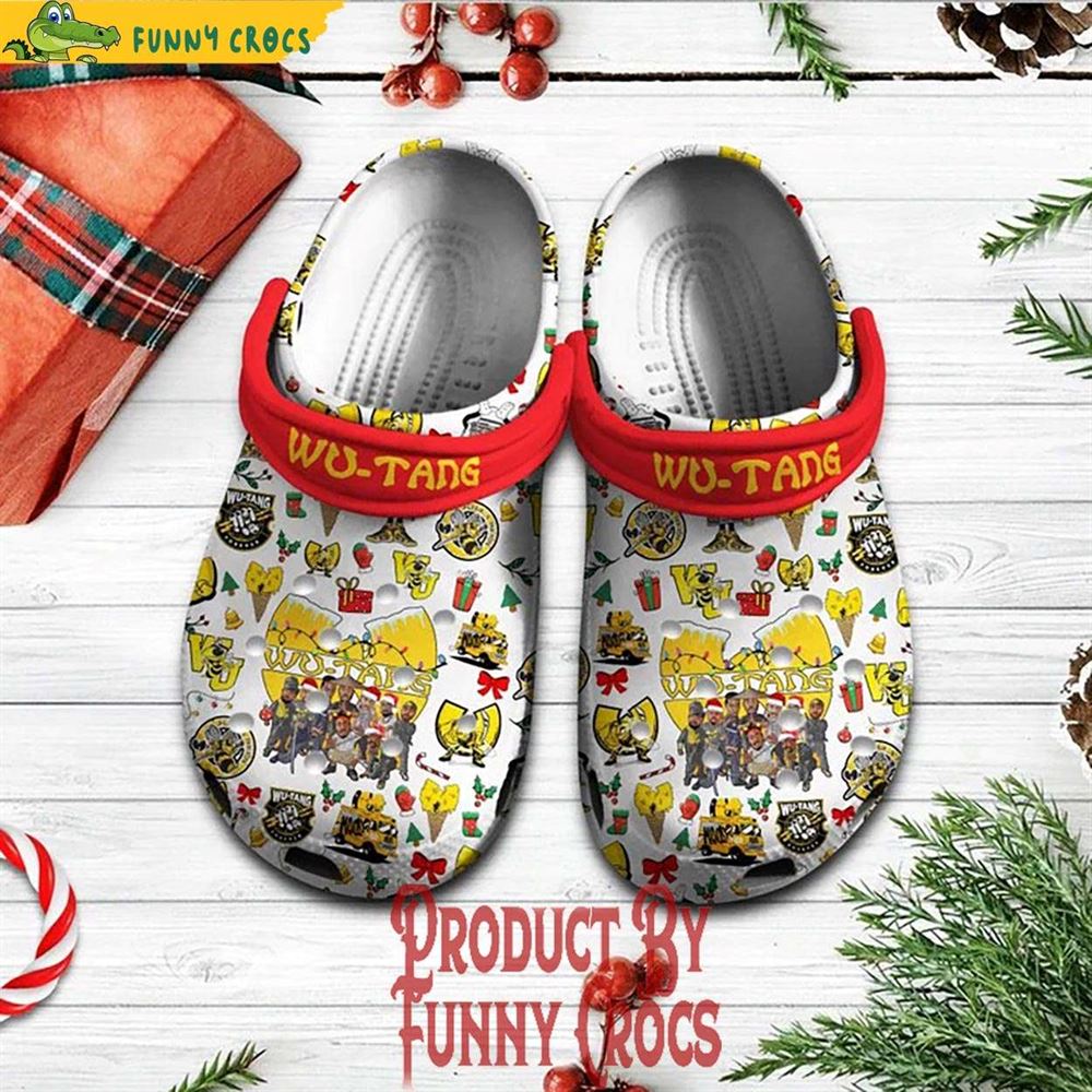 wu tang clan wu tang christmas crocs discover comfort and style clog shoes with funny crocs