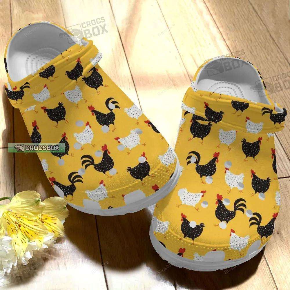 yellow chickens crocs shoes fat chickens shoes crocs