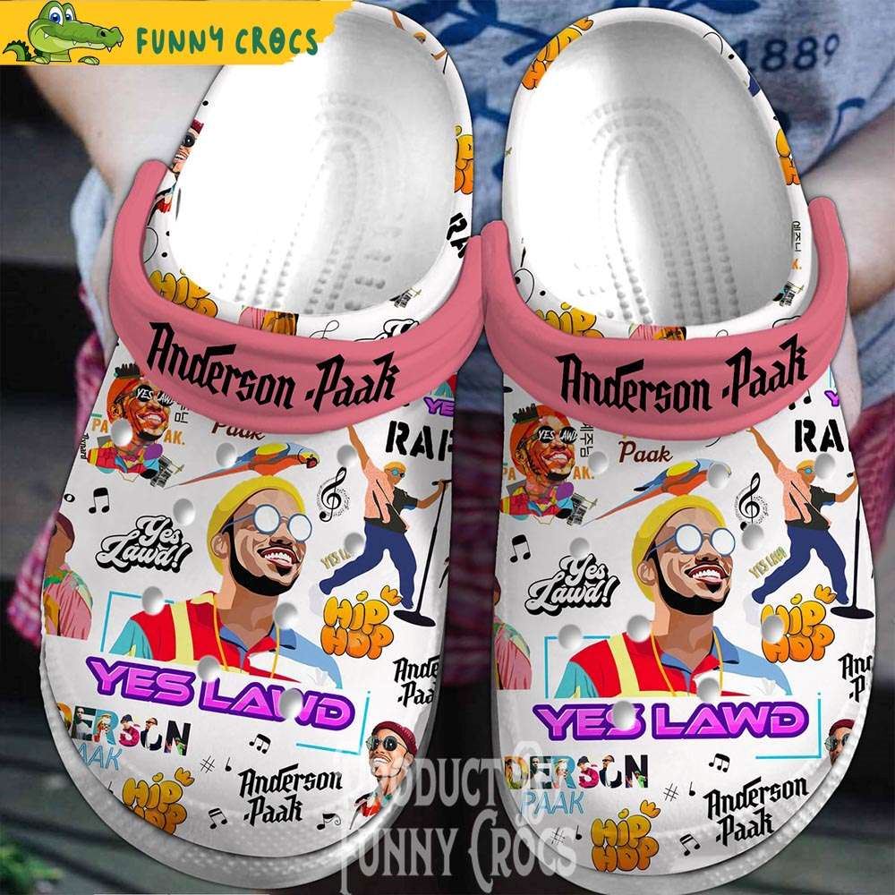 yes lawd anderson paak crocs slippers discover comfort and style clog shoes with funny crocs