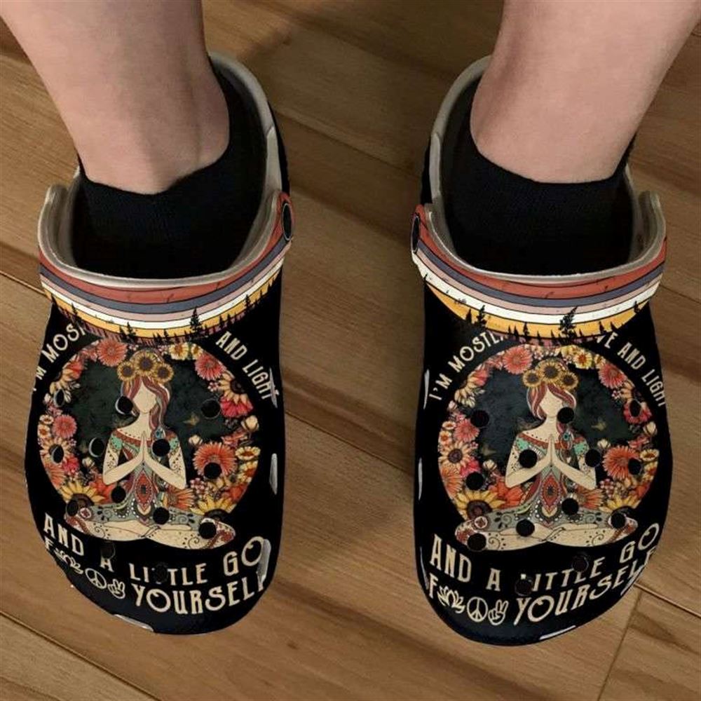 yoga hippie girl clogs shoes gift for girls women