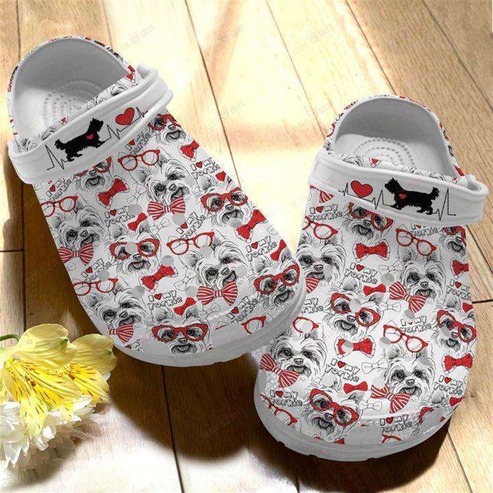 yorkshire love my yorkie crocs classic clogs shoes