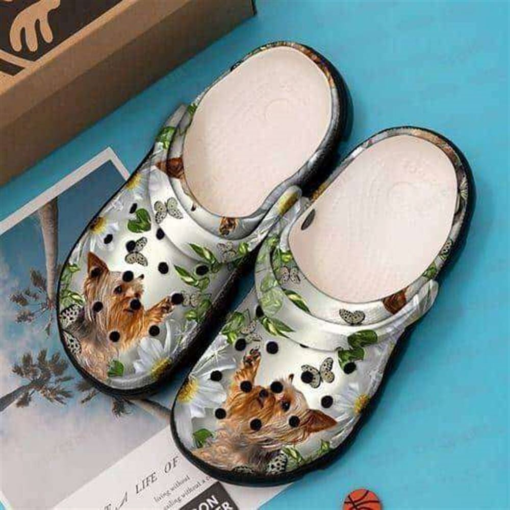 yorkshire terrier crocs classic clogs shoes