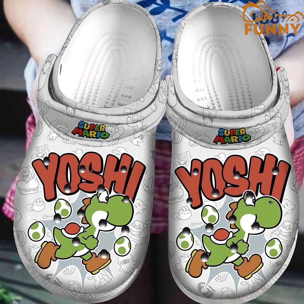 yoshi super mario crocs discover comfort and style clog shoes with funny crocs