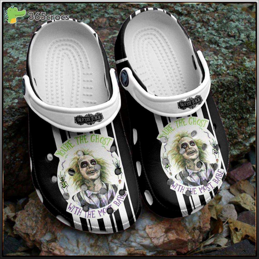 you re the ghost with we most babe halloween crocs clog shoes
