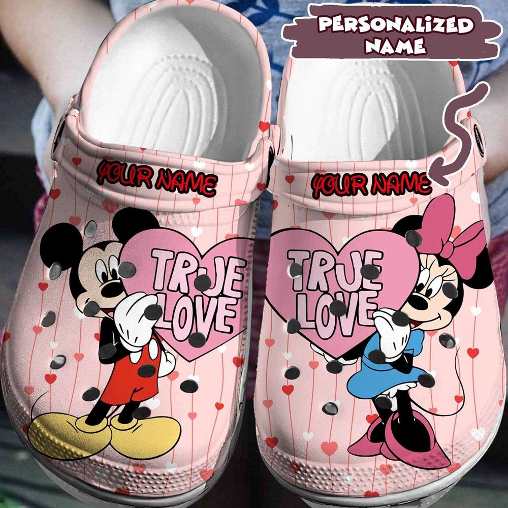 your disney fashion statement personalized mickey minnie crocs 3d clog shoes