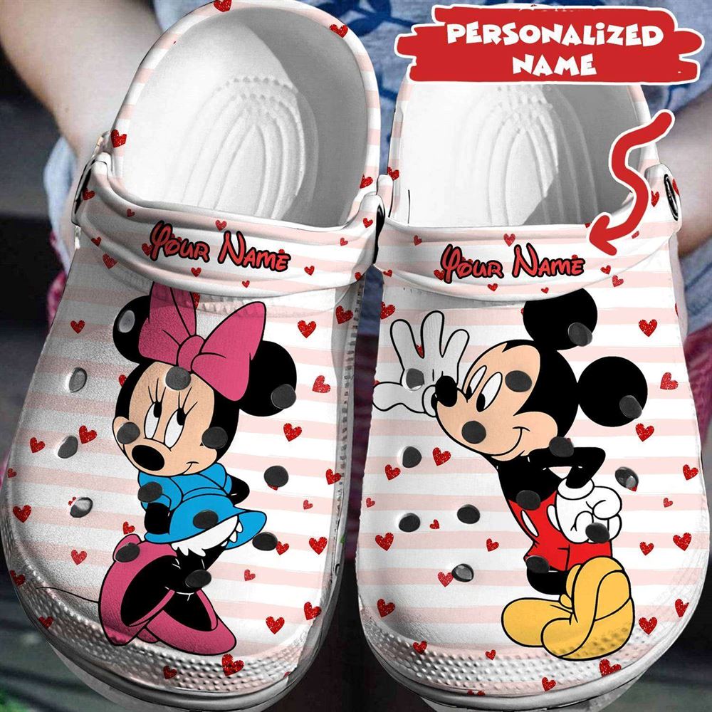 your name your disney magic personalized mickey minnie crocs 3d clog shoes