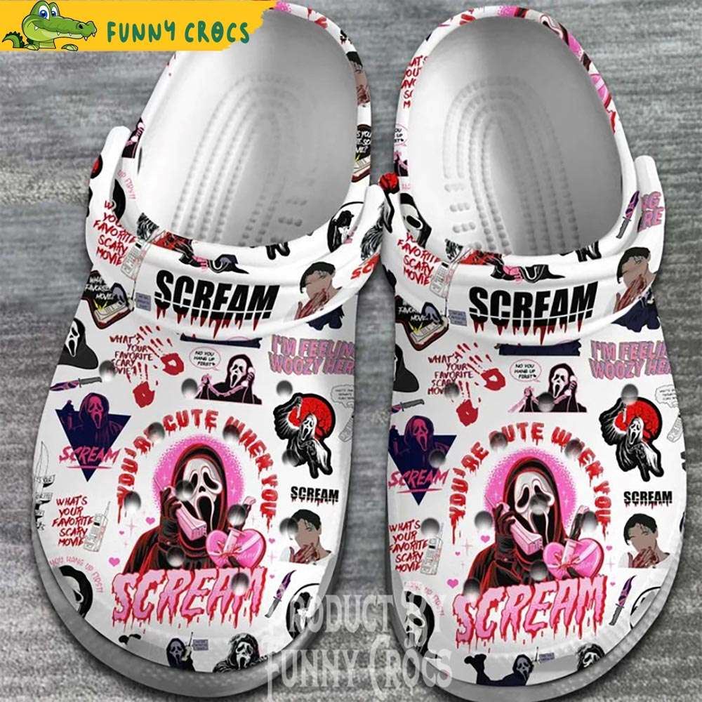 youre cute when you scream crocs shoes discover comfort and style clog shoes with funny crocs