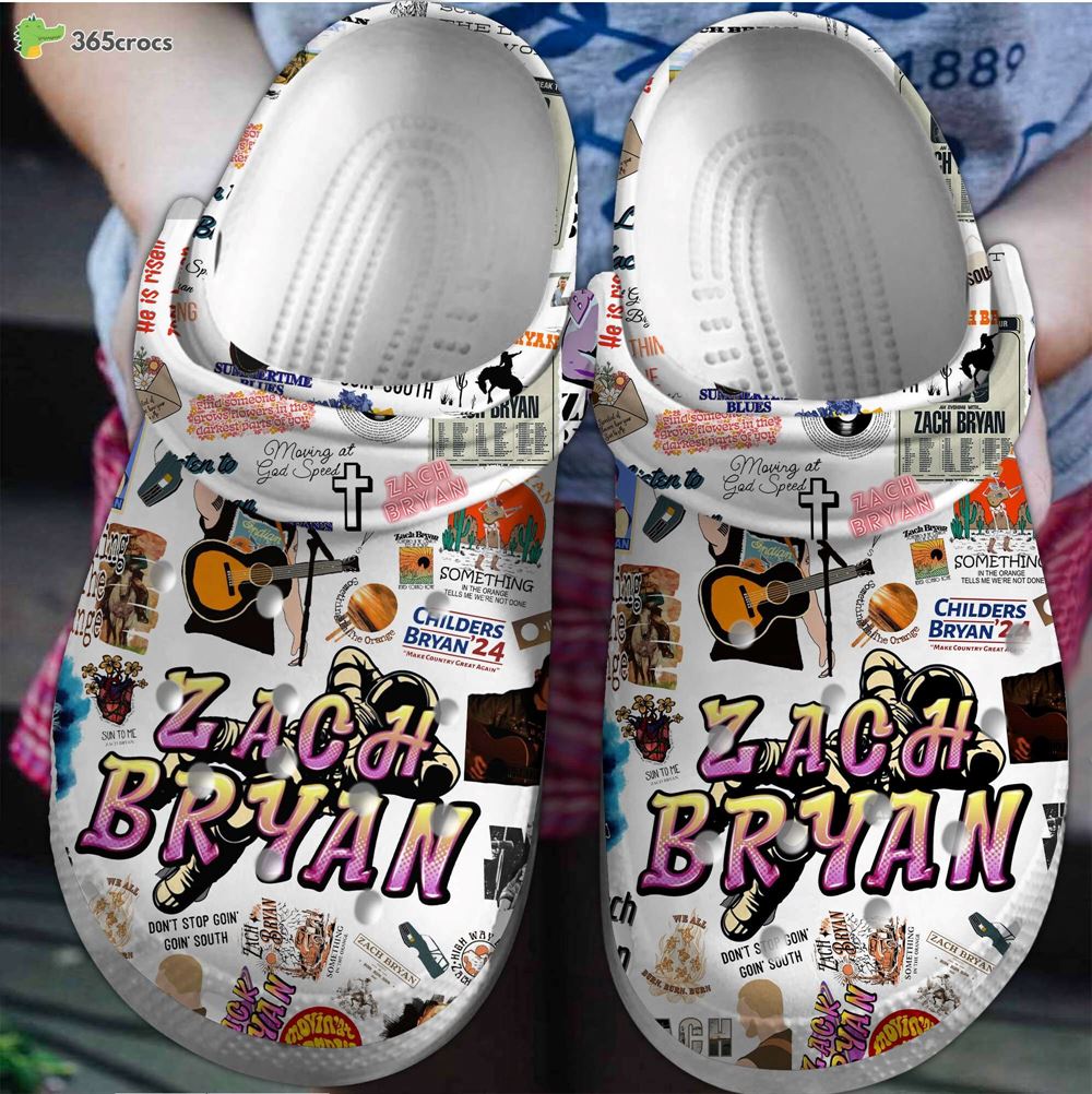 zach bryan music crocs clogs shoes comfortable