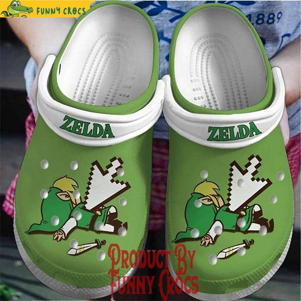 zelda pixel crocs discover comfort and style clog shoes with funny crocs