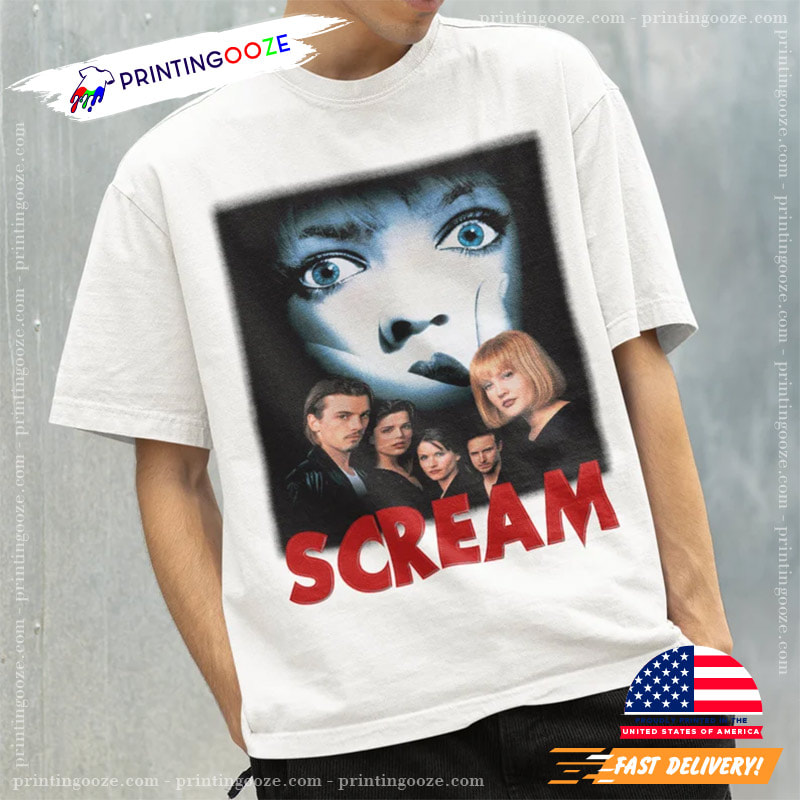 Retro Drew Barrymore Scream 90s Movie Shirt - Unleash Your Creativity