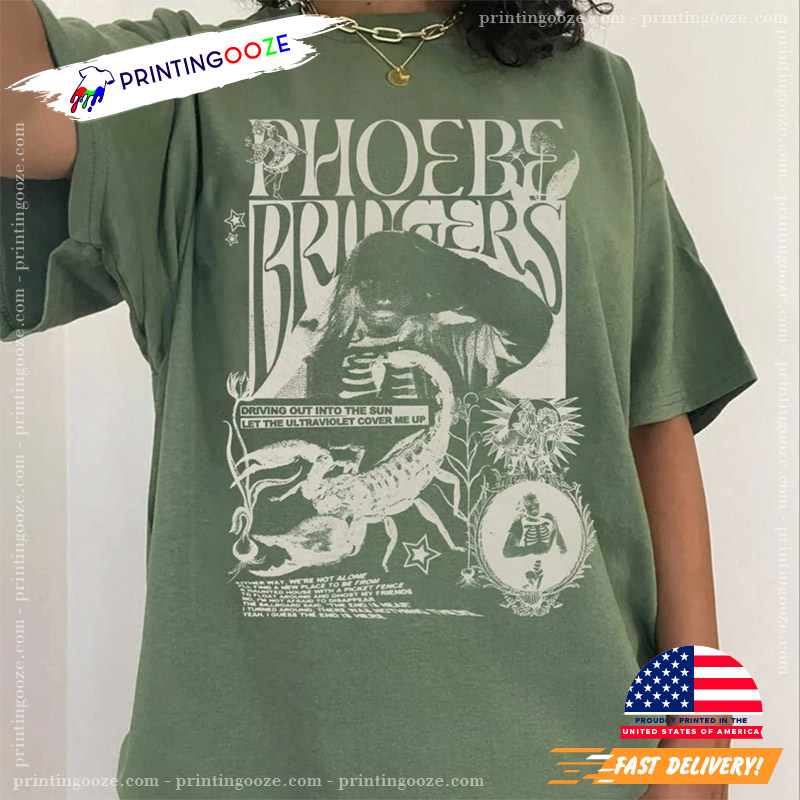 Vintage Phoebe Bridgers Shirt, Phoebe Bridgers Tour Merch