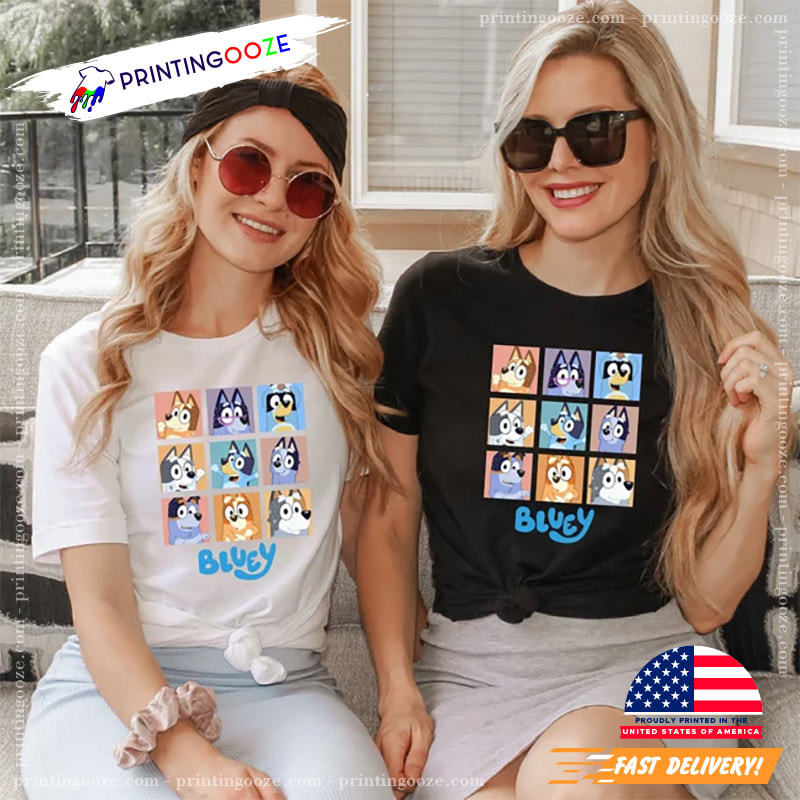 Bandit Bluey Bingo Janet And Rita, Bluey Family Shirts - Unleash Your Creativity