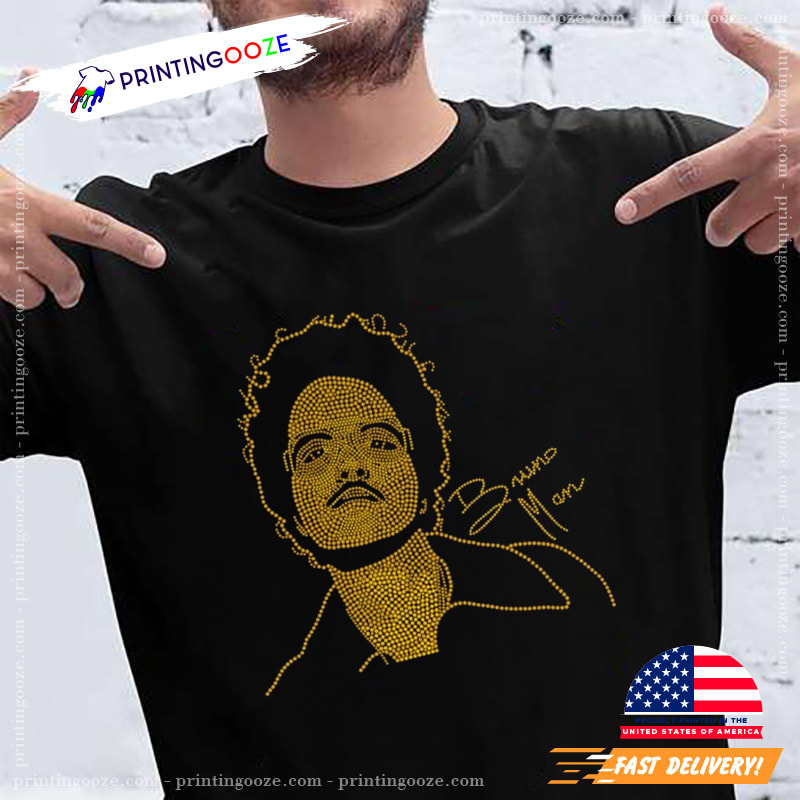 Rhinestone Bruno Mars Shirt, Bruno Mars Merch - Unleash Your