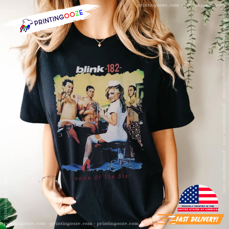 Enema Of The State Shirt, Vintage 90s Style Blink 182 Merch
